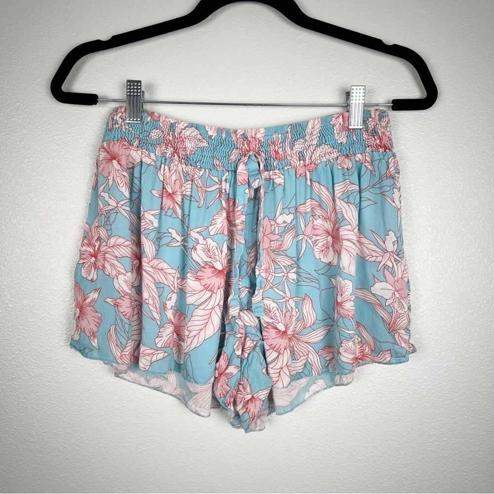 ASOS Floral‎ Elastic Waist Shorts Sz 10